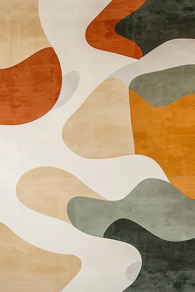 Inspired by nature - harmonious colour surfaces by Poster Art Shop