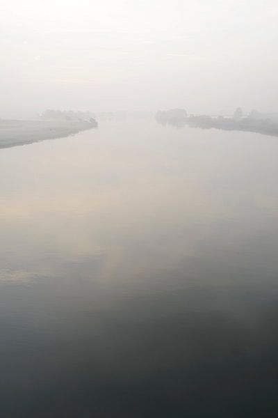Sunrise over the river IJssel during a beautiful fall morning by Sjoerd van der Wal Photography