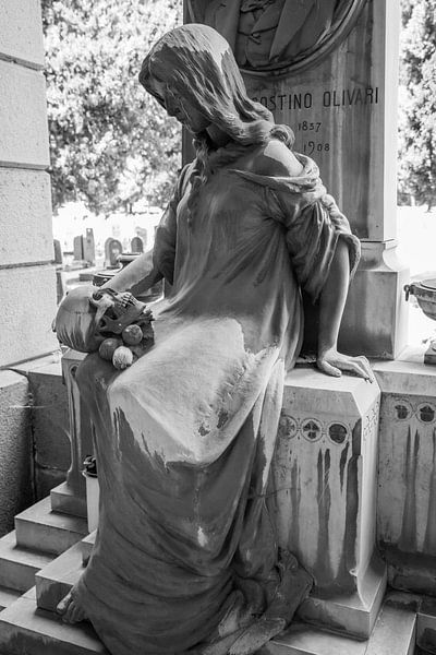 Dame met schedel van Joost Adriaanse