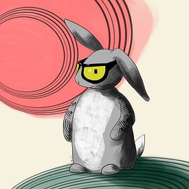 Fortune rabbit by Linda van Moerkerken