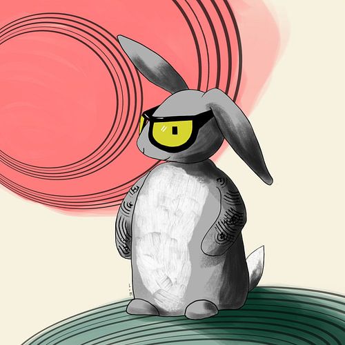 Fortune rabbit sur Linda van Moerkerken