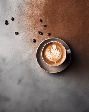 Minimalistische Kaffeetasse, Barista-Stil von Studio Allee