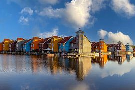 Reitdiephaven, buntes Wohngebiet in Groningen