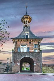 Dalempoort bei Gorinchem bei Sonnenuntergang von Kees Dorsman