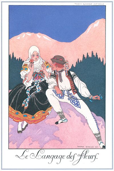 George Barbier - Le Langage des Fleurs par Peter Balan