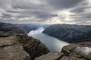 Aussicht vom Preikestolen, Norwegen