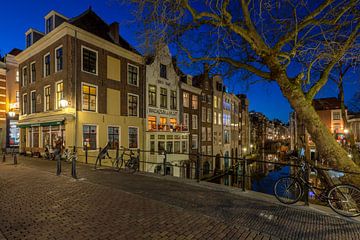 Gaardbrug en huizen Lijnmarkt, Utrecht van Russcher Tekst & Beeld