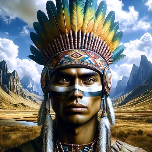 Man inheems Noord-Amerika 1