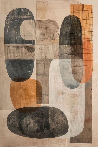 Abstract werk van Modern Collection