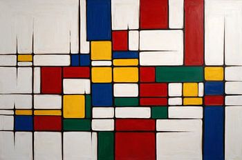 Abstraction Style Piet Mondrian