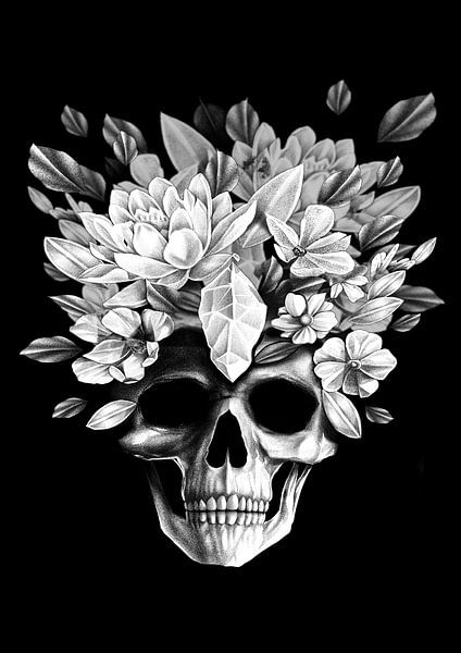 Preety Skull von Darkroom.ink