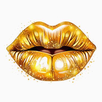 Goldene Lippen von haroulita