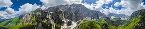 Logar valley mountain panorama