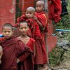 Young Buddhist monks in Myanmar by Gert-Jan Siesling