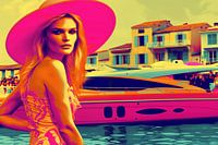 St. Tropez the paradise of the rich and beautiful | Neon Pop Art