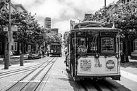 Versierde tram San Francisco | Reisfotografie, urban, Verenigde Staten van Amerika