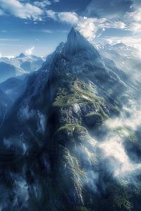 Wandern über den Wolken