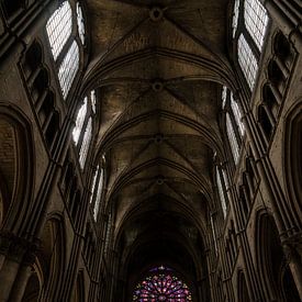 Kathedraal van Reims van Michael van der Tas