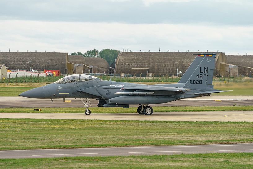 U.S. Air Force F-15E Strike Eagle. by Jaap van den Berg