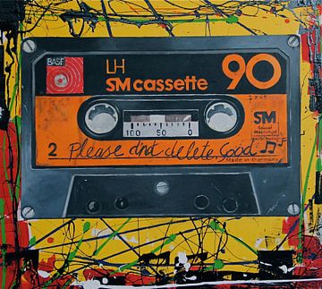 BASF Cassette Retro POP ART von Jeroen Quirijns