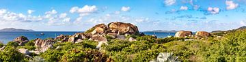 Granite rock, Virgin Gorda Island, panorama by AidasignArt