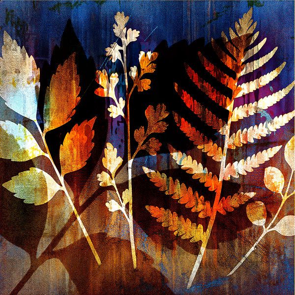 Moderne botanische Mischtechnik -6 von Studio Pieternel