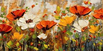 Fleurs abstraites sur Bert Nijholt