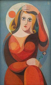 Heinrich Hoerle - Bildnis Trude Ale