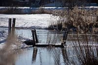 Raft in the snow