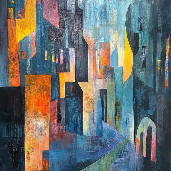 Abstract City Rhythm von SARA SWATI