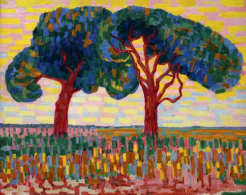 Twee bomen, Jacoba van Heemskerck, 1908 - 1910