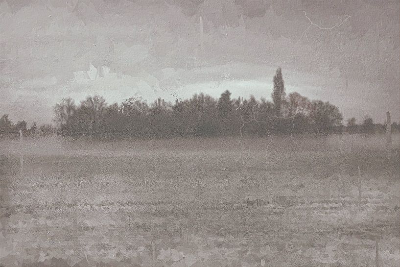 Wald umgeben von Nebeln von Geert Van Baelen