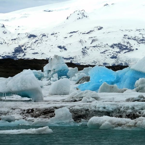 Jökulsárlón gletsjermeer van Natuurfotografie_simoneopdam