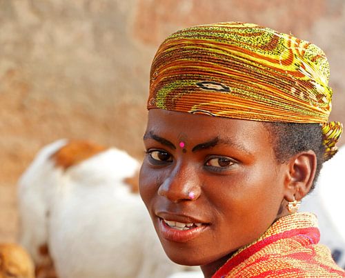 Jeune femme en Kalalé, Nord Bénin