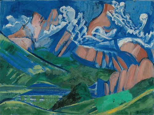 August Babberger - Landschap (1922)