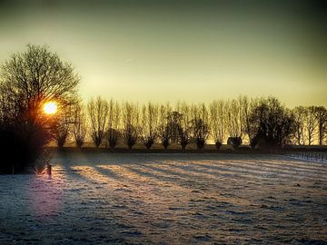 Een koude winterochtend in Twente van Jasper Bloemsma
