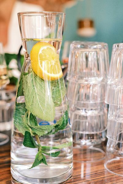 Refreshing Water Jug with Mint and Lemon // Photography by Diana van Neck Photography