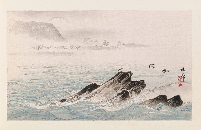Takeuchi Seihō - Seihō jūni Fuji, Pl.02 (1894) van Peter Balan