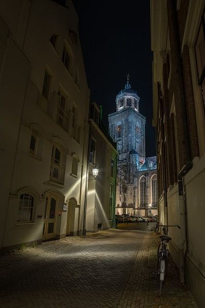'Spot on' (Lebuïnus toren, Deventer) van Remco Lefers