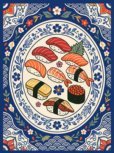 Japanese Sushi Harmony