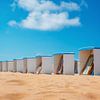 Strandhuisjes aan de Nederlandse kust van Martin Podt