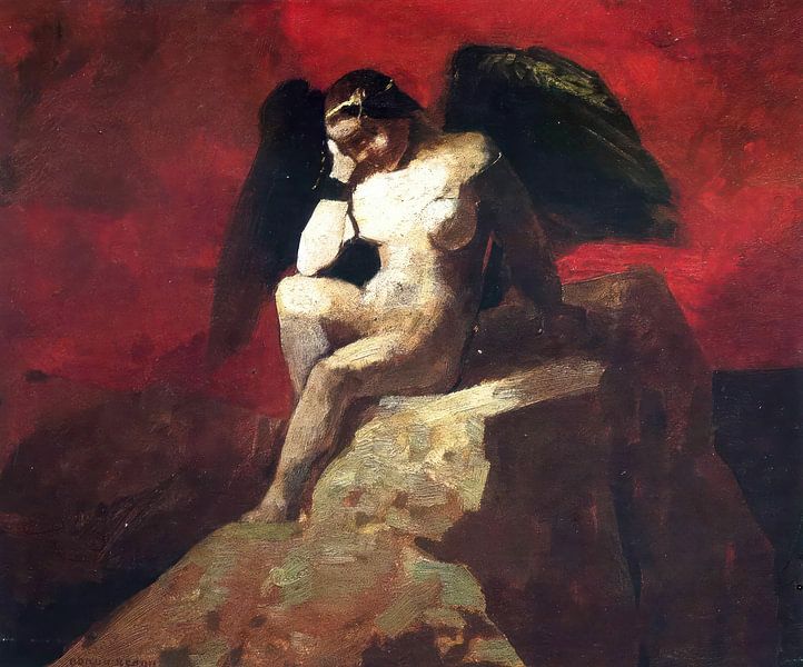 L’Ange Enchaîné - Odilon Redon par Accessible Art