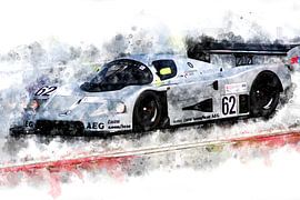 Mercedes propre, Groupe C, Jochen Mass sur Theodor Decker