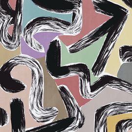 Kräftige Pinselstriche von Little Dean