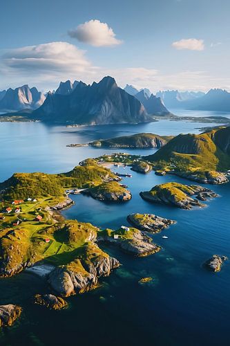 La Norvège de rêve vue d'en haut