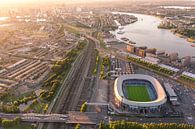 Luchtfoto Stadion Feijenoord - De Kuip - Feyenoord van Prachtig Rotterdam thumbnail