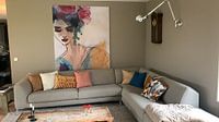 Customer photo: Modern and abstract portrait by Carla Van Iersel