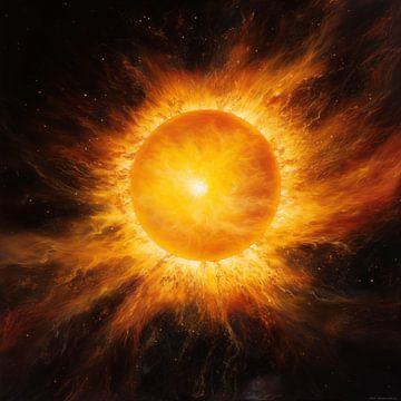 Die Sonne im Universum von The Xclusive Art