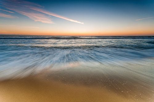 Coucher de soleil sur l'océan Atlantique