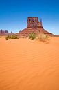 MONUMENT VALLEY West Mitten Butte  van Melanie Viola thumbnail